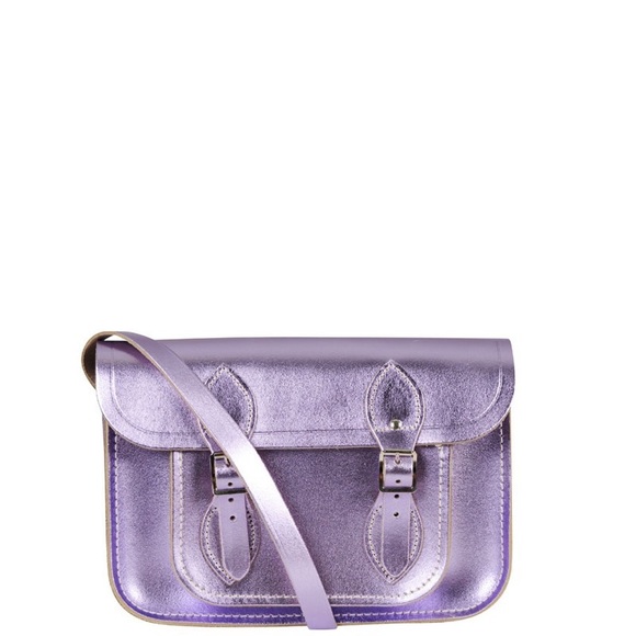 The Cambridge Satchel Company Handbags - Cambridge Satchel Company metallic violet satchel